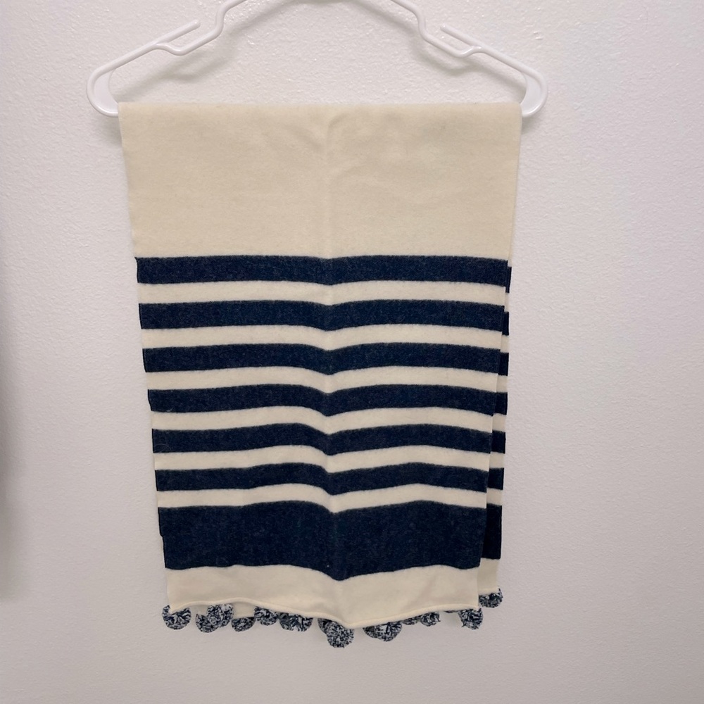J. Crew Pom Pom scarf